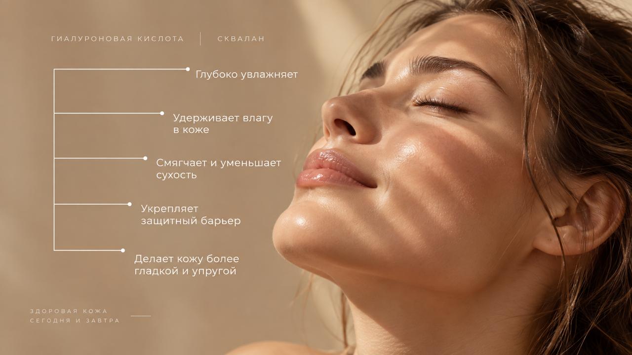 Как работает сочетание сквалана и гиалуроновой кислоты