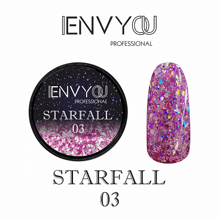 Декоративный гель  Starfall №3 "I Envy You", 6 гр