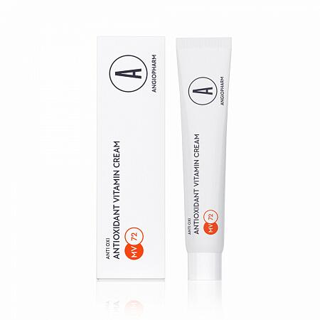 Angiopharm Антиоксидантный крем с витаминами A, E, C, 7 мл