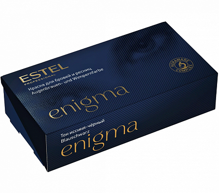 ESTEL Professional Краска для бровей и ресниц ENIGMA тон иссиня-черный