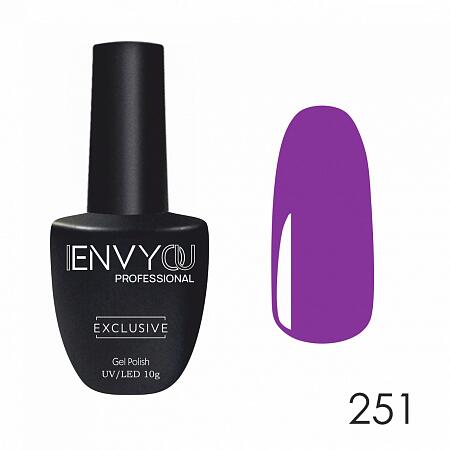 Гель-лак Exclusive №251 "I Envy You", 10 мл
