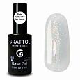 GRATTOL Rubber Base Glitter 10, 9 мл