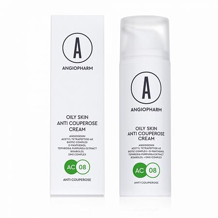 Angiopharm Антикуперозный крем для себопрофицитной кожи, 50 мл