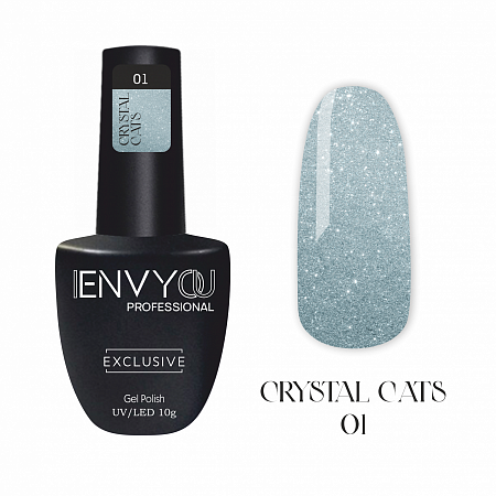 Гель-лак Crystal Cats №01 "I Envy You", 10 мл
